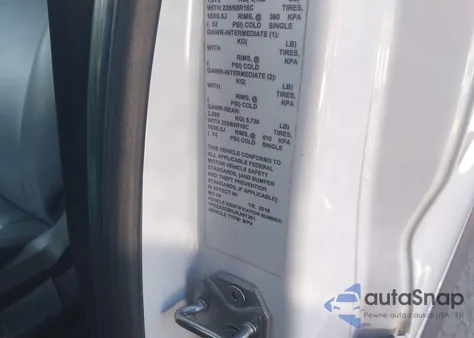 2018 Ford Transit T-350 from USA, damaged, VIN 1FDZX2CM0JKA91351